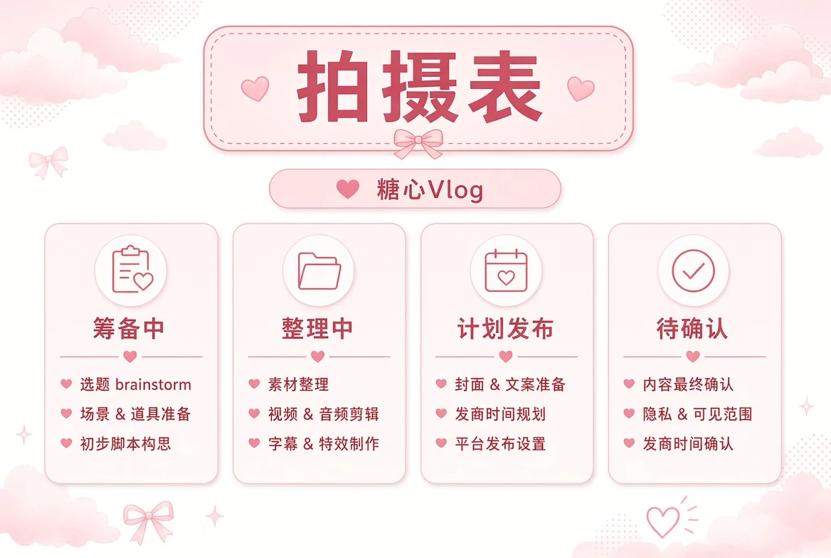 糖心Vlog排期